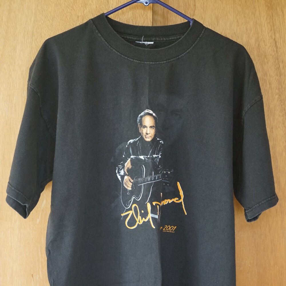 Vintage 2001 Gildan Neil Diamond 2001 Tour Men's XL T-Shirt RN# 93846